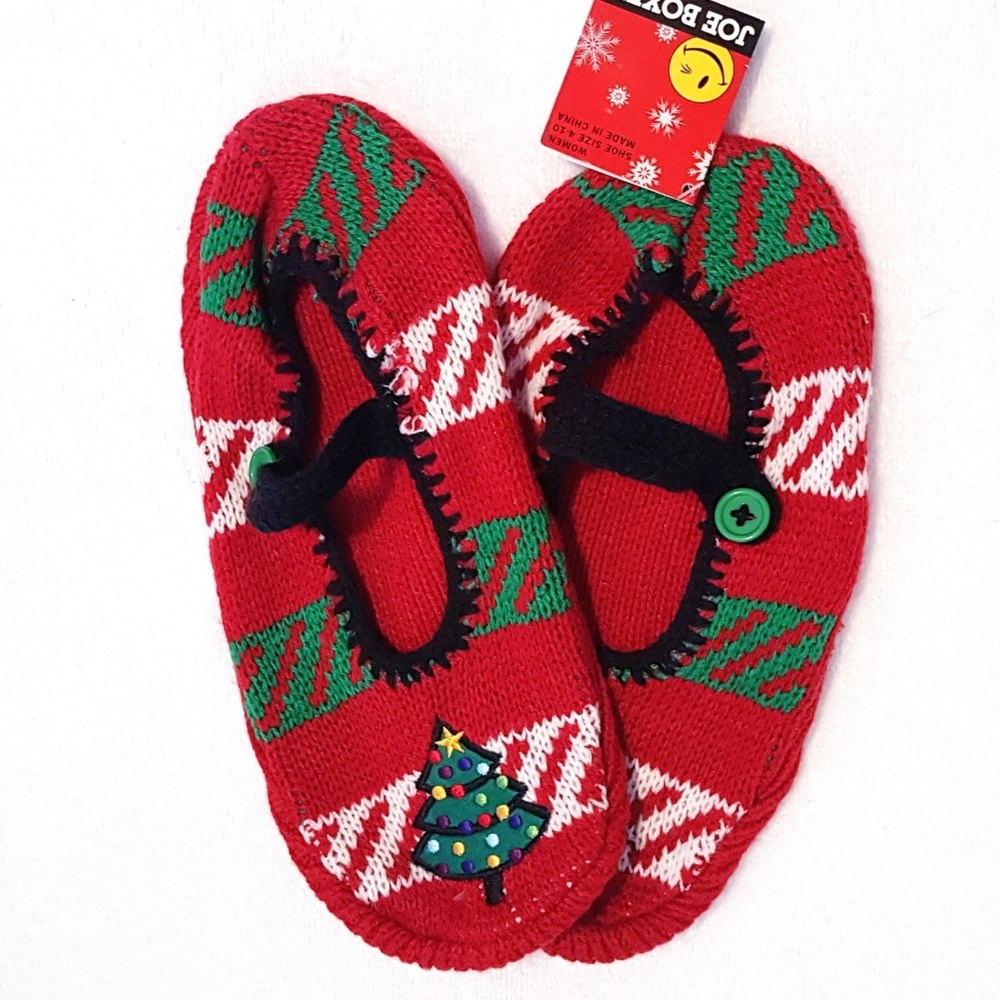 Joe Boxer Slipper socks NEW